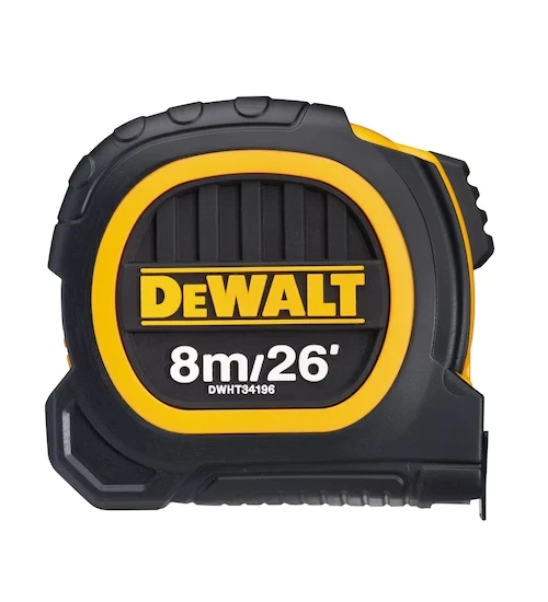 Trena Emborrachada DUO 8M/26' X 25mm DWHT34196L - Dewalt