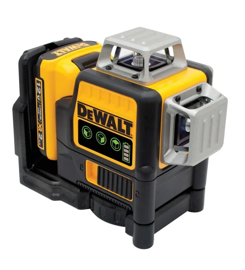 Nível Laser Verde 3x360 - 12V c/ carregador/bateria DW089LG DEWALT