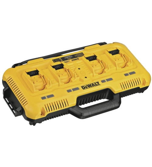 MULTI CARREGADOR DE BATERIAS RÁPIDO 12V-20V MAX* 4 ENTRADAS (8AH CADA) 127V - DEWALT DCB104