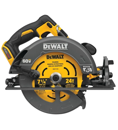 Serra Circular 7-1/4 (184mm) 60V MAX FLEXVOLT SEM BATERIA E SEM CARREGADOR DCS578B DEWALT