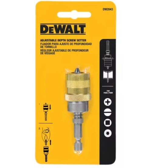 BITS COM REGULADOR DE PROFUNDIDADE PARA DRYWALL DW2043Z DEWALT