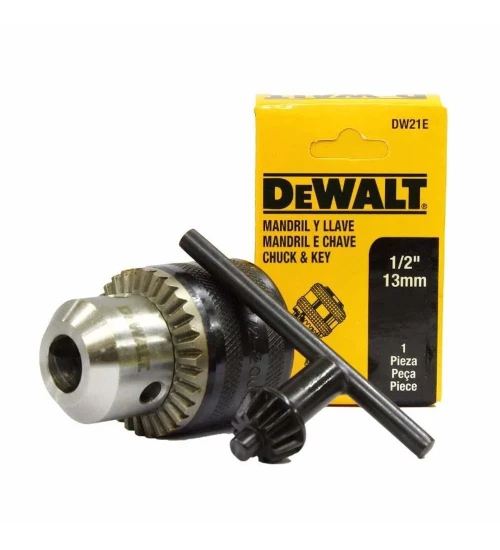 Mandril 1/2 Pol. de Rosca com Chave - DEWALT DW21E