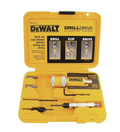 Jogo Para Parafusadeira Furar/Parafusar Com 8 Peças - DEWALT DW2730