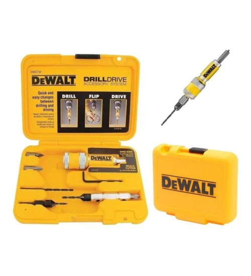 Jogo Para Parafusadeira Furar/Parafusar Com 8 Peças - DEWALT DW2730