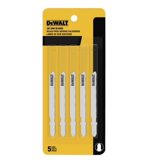 LÂMINA TICO-TICO 3" 24DPP CORTE FINO METAL ENCAIXE T - DEWALT DW3776-5 