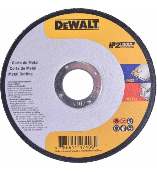 Disco de corte inox HP2 industrial 4.1/2 - DEWALT DW84401