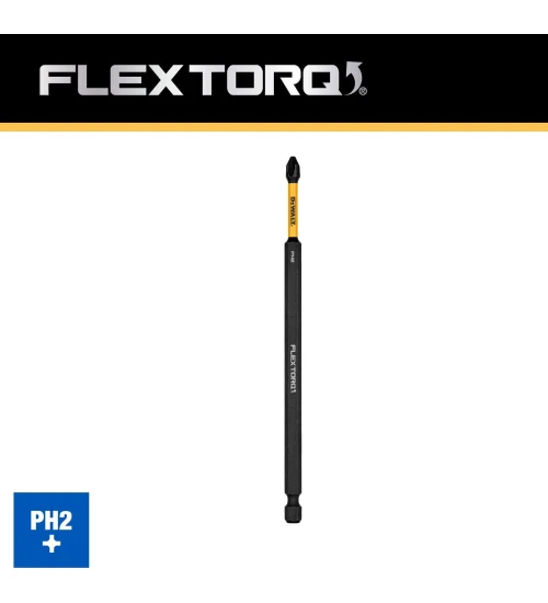 BITS PHILLIPS PH2 FLEXTORQ 6'' (15,2CM) DWAF6PH2IR DEWALT