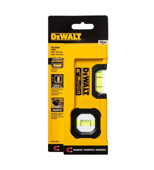 NÍVEL DE ALUMÍNIO 6" (15CM) DEWALT DWHT42802