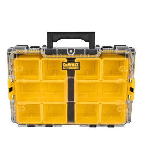 Organizador grande com tampa transparente ToughSystem 2.0 DEWALT DWST08040