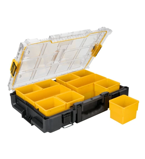 Organizador grande com tampa transparente ToughSystem 2.0 DEWALT DWST08040