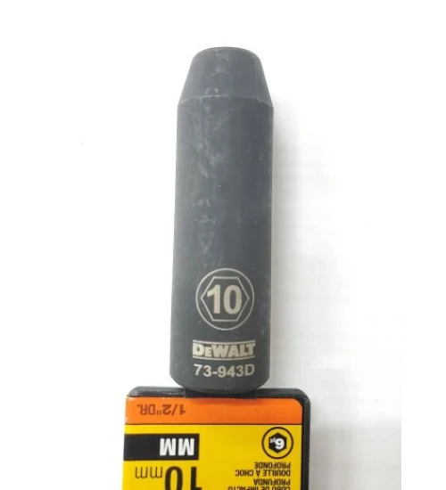 Soquete de Impacto 1/2" Longo 10mm DEWALT DWMT73943OSP