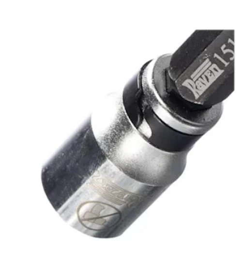 Chave com Perfil Ribe 10,7 mm Encaixe de 1/2 polegada para Parafusos do Volante do Motor Renault - RAVEN-151014