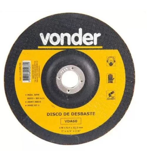 Disco de desbaste 7'' - VONDER