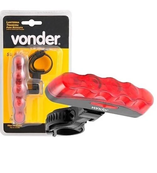 Lanterna traseira para bicicleta - VONDER 80.75.000.051