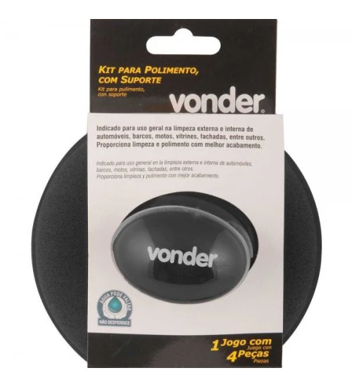 Kit para polimento com suporte - VONDER 63.64.125.002