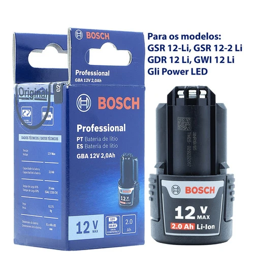 Bateria 12V 2.0 AH GBA - BOSCH