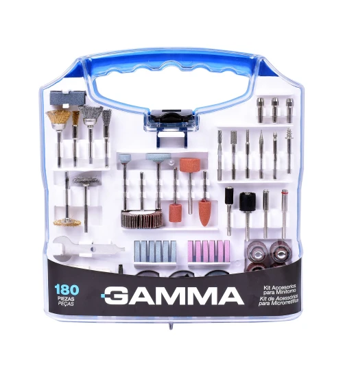 Kit de Acessórios para Microrretífica com 151 Peças - GAMMA G19507AC