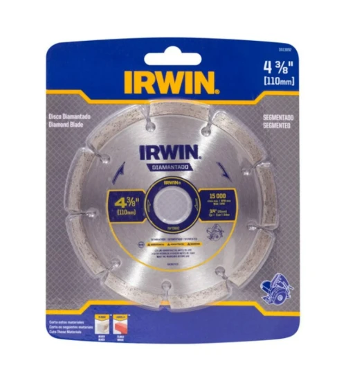 DISCO DIAMANTADO SEGMENTADO 110x20 mm - IW13892 IRWIN