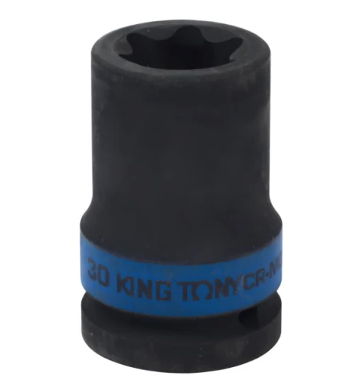 Soquete tipo torx E-30 de impacto - 3/4 - KING TONY 657530M