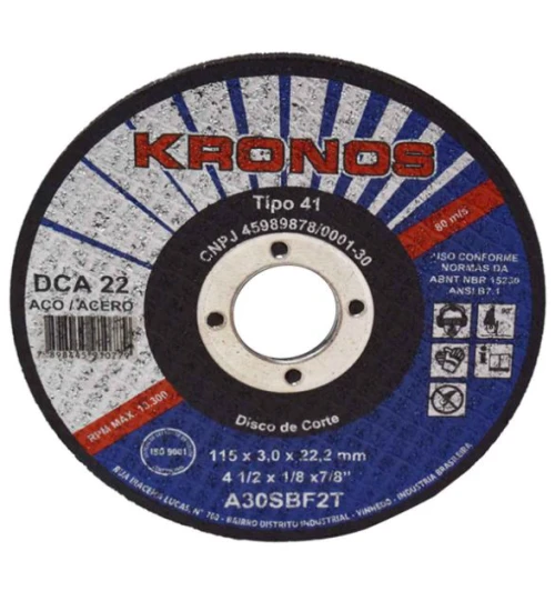 Disco de corte de ferro 2'' - KRONOS