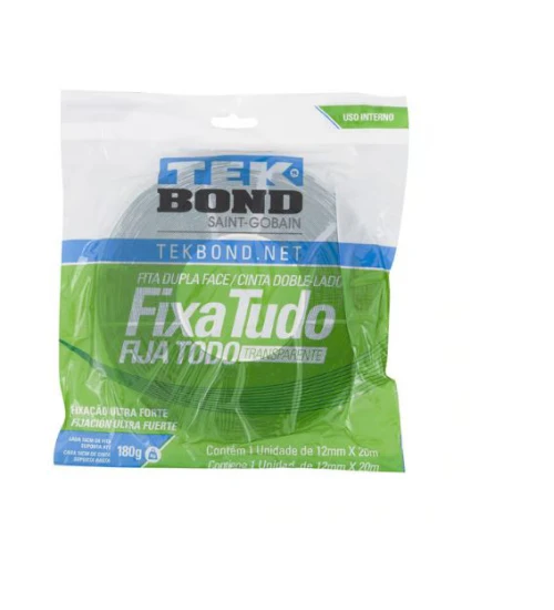 Fita dupla face 12mmx20m - TEKBOND