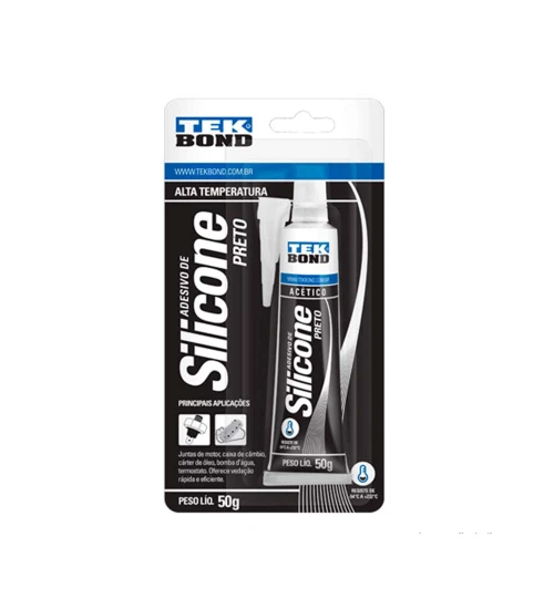 SILICONE ALTA TEMPERATURA PRETO 50G - TEK BOND