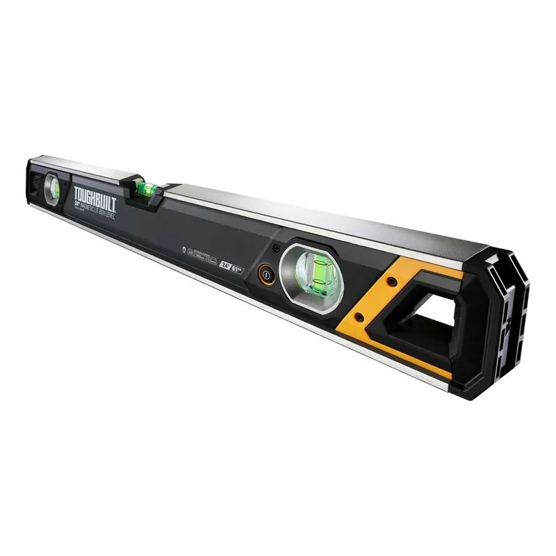 NIVEL DE ALUMINIO 24'' (600MM) MAGNETICO COM ILUMINAÇÃO TB-H2-L-24LH-M TOUGHBUILT